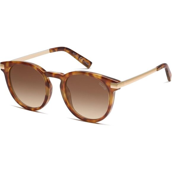 Retro Round Polarized Sunglasses Women Men UV400 TAC Trendy Vintage